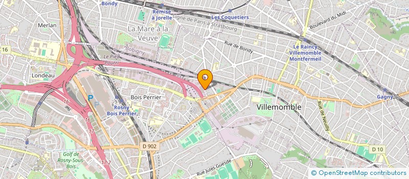 localisation de l'entreprise ENTREPRISE NATIONALE DE DEPOLLUTION à VILLEMOMBLE