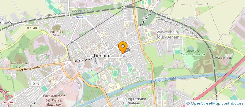 localisation de l'entreprise ENTREPRISE NATIONALE INDUSTRIELLE  DENAIN