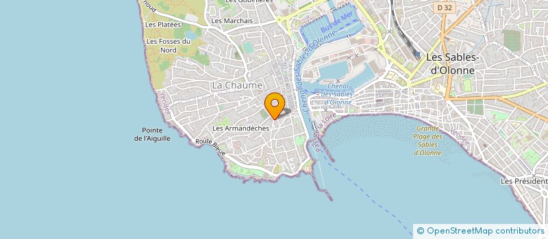 localisation de l'entreprise ENTREPRISE NEAULT à LES SABLES D'OLONNE