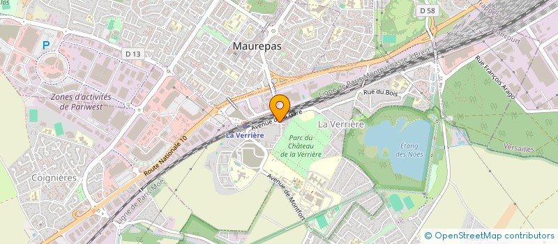 localisation de l'entreprise ENTREPRISE NELSON  LA VERRIERE