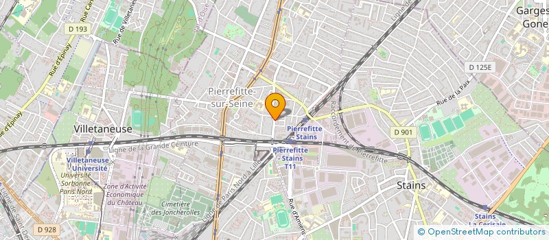 localisation de l'entreprise ENTREPRISE NEVES à PIERREFITTE-SUR-SEINE
