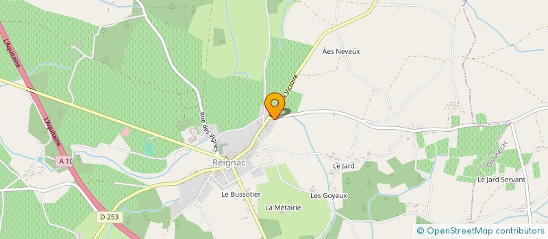 localisation de l'entreprise ENTREPRISE NEVEU à REIGNAC