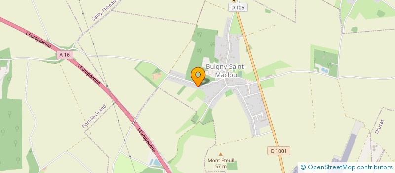 localisation de l'entreprise ENTREPRISE NGT  BUIGNY-SAINT-MACLOU