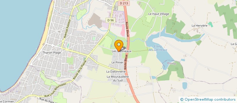 localisation de l'entreprise ENTREPRISE NICOLAS BOUYER  SAINT-MICHEL-CHEF-CHEF