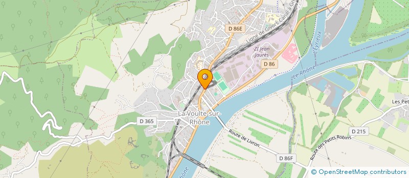 localisation de l'entreprise ENTREPRISE NICOLAS DE GREGORIO à LA VOULTE-SUR-RHONE