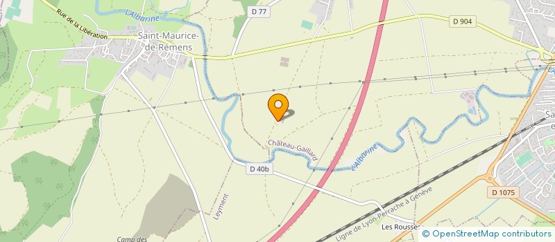 localisation de l'entreprise ENTREPRISE NOEL CORTINOVIS à CHATEAU-GAILLARD