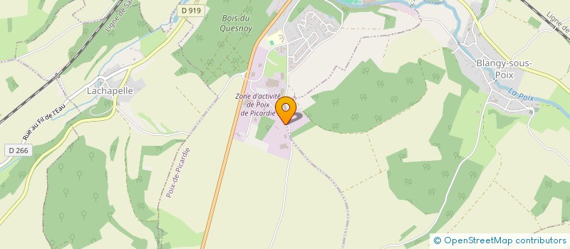 localisation de l'entreprise ENTREPRISE NOLLET à POIX-DE-PICARDIE
