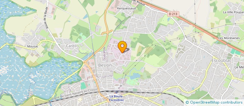 localisation de l'entreprise ENTREPRISE NONET à LA BAULE-ESCOUBLAC