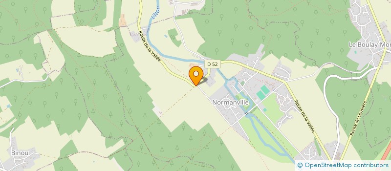 localisation de l'entreprise ENTREPRISE NORMANDIE FACADE  NORMANVILLE