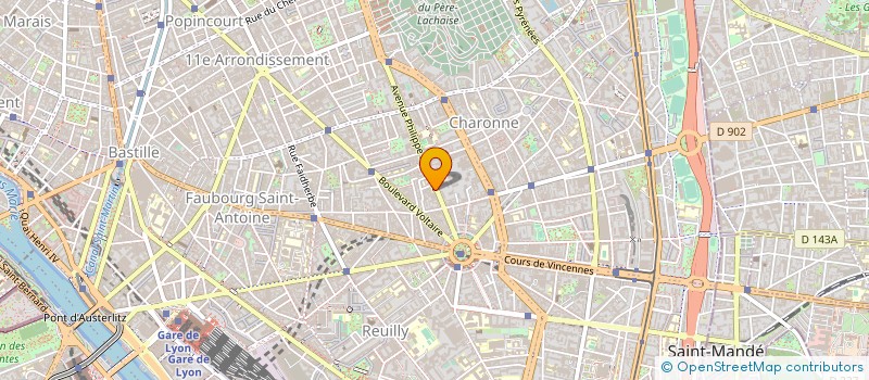 localisation de l'entreprise ENTREPRISE NOUVELLE DE LOCATION à PARIS