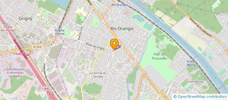 localisation de l'entreprise ENTREPRISE NOUVELLE DE PROTECTION D INCENDIE à RIS-ORANGIS