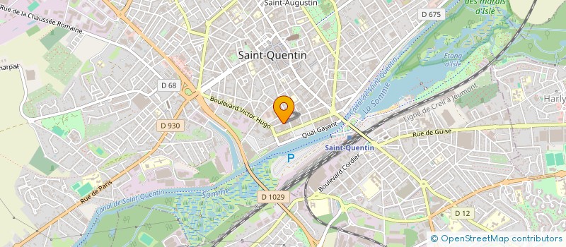 localisation de l'entreprise ENTREPRISE NOUVELLE DE SERVICES à SAINT-QUENTIN