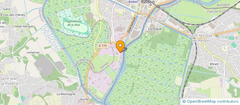 localisation de l'entreprise ENTREPRISE NOUVELLE LEGOFF ROYER  REDON