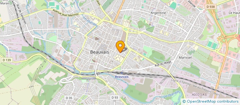 localisation de l'entreprise ENTREPRISE NOUVELLE POIRIER à BEAUVAIS