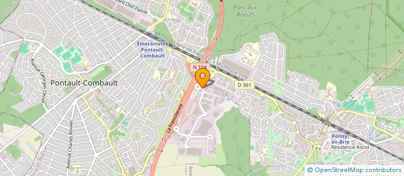 localisation de l'entreprise ENTREPRISE NOUVELLE TECHNIQUE à PONTAULT-COMBAULT