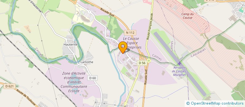 localisation de l'entreprise ENTREPRISE OCCITANE DU BATIMENT à LABRUGUIERE