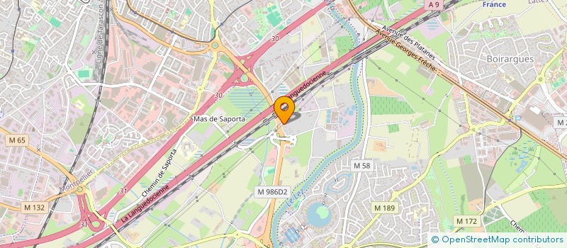 localisation de l'entreprise ENTREPRISE OLIVIER à LATTES