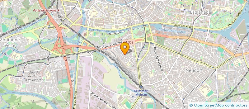 localisation de l'entreprise ENTREPRISE ORTH FILS à STRASBOURG