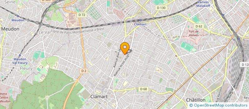 localisation de l'entreprise ENTREPRISE OUASTI à CLAMART