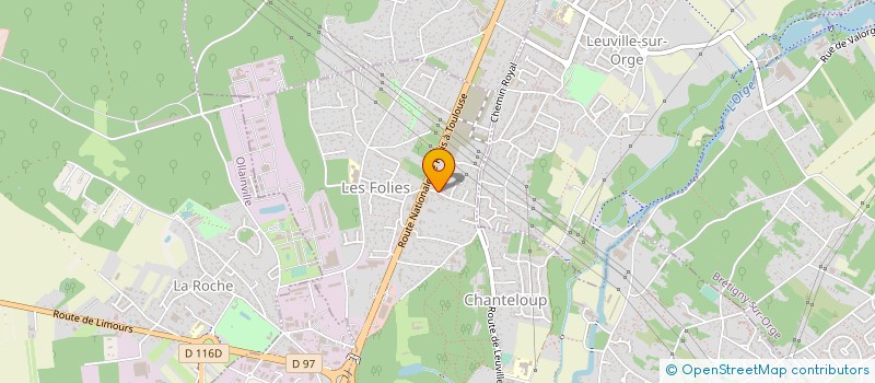 localisation de l'entreprise ENTREPRISE OURIVES à SAINT-GERMAIN-LES-ARPAJON