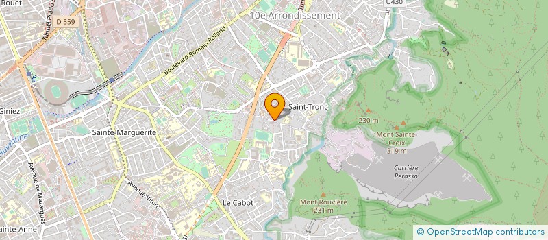 localisation de l'entreprise ENTREPRISE P. RIBOTTA ET SES FILS à MARSEILLE
