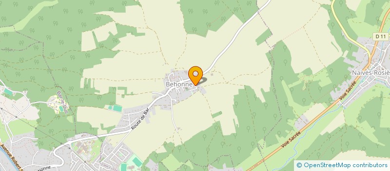 localisation de l'entreprise ENTREPRISE PACCHIN FRERES à BEHONNE