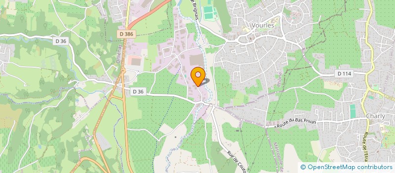 localisation de l'entreprise ENTREPRISE PAILLASSEUR FRERES à VOURLES