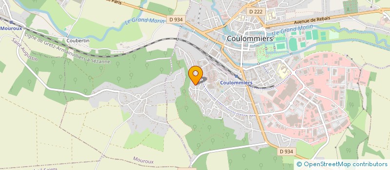 localisation de l'entreprise ENTREPRISE PAIVA à COULOMMIERS