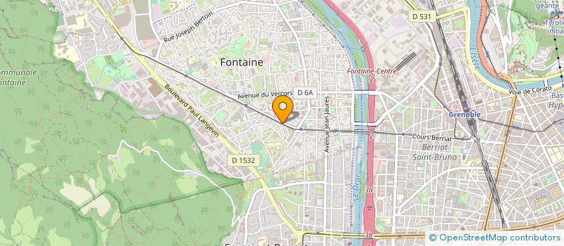 localisation de l'entreprise ENTREPRISE PARIAT à FONTAINE