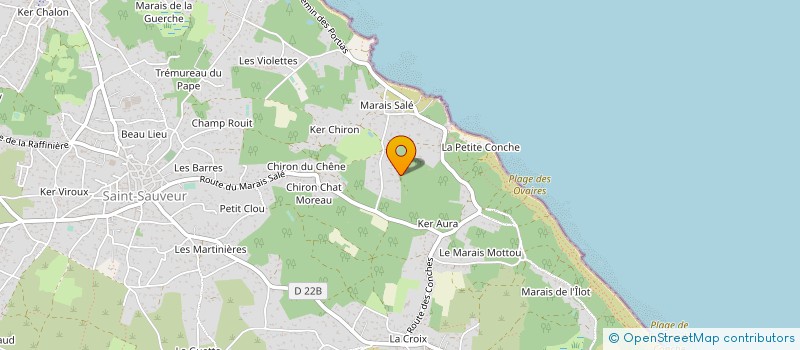 localisation de l'entreprise ENTREPRISE PARIZE INSTALLATIONS à ILE-D'YEU (L')
