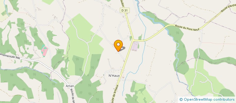 localisation de l'entreprise ENTREPRISE PARNAUT  ARTHEZ-DE-BEARN