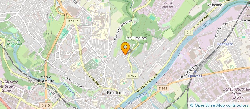 localisation de l'entreprise ENTREPRISE PARREIRA SARL  PONTOISE