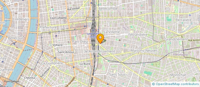 localisation de l'entreprise ENTREPRISE PARTOUCHE  LYON