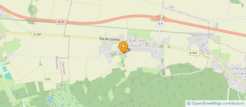 localisation de l'entreprise ENTREPRISE PASCAL PELLEIEUX  BEAUVAIS