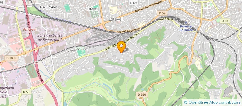 localisation de l'entreprise ENTREPRISE PATIER à BRIVE-LA-GAILLARDE