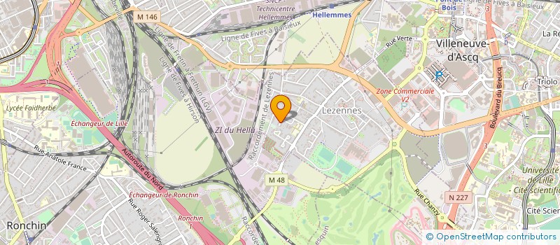 localisation de l'entreprise ENTREPRISE PAUL DELANNOY SARL à LILLE
