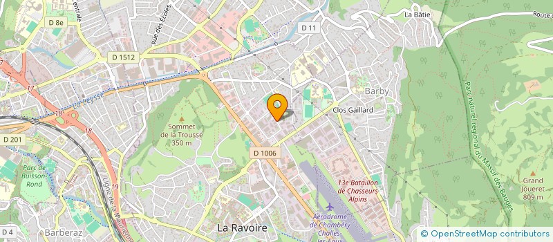 localisation de l'entreprise ENTREPRISE PAUL VERNIER ET CIE à LA RAVOIRE