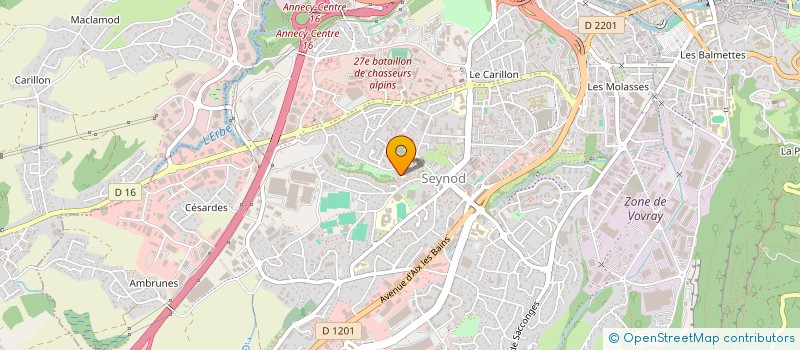 localisation de l'entreprise ENTREPRISE PAYSAGISTE à ANNECY