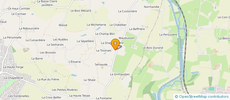 localisation de l'entreprise ENTREPRISE PAYSAGISTE D GEORGES à MELESSE