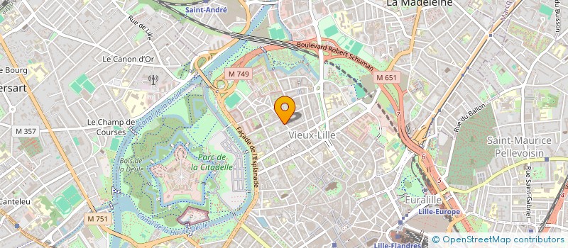 localisation de l'entreprise ENTREPRISE PELCENER LEZIER à LILLE