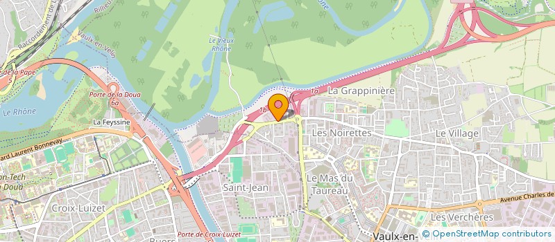 localisation de l'entreprise ENTREPRISE PERBET  VAULX-EN-VELIN