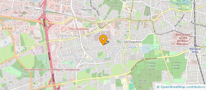localisation de l'entreprise ENTREPRISE PERCHALEC à MERIGNAC