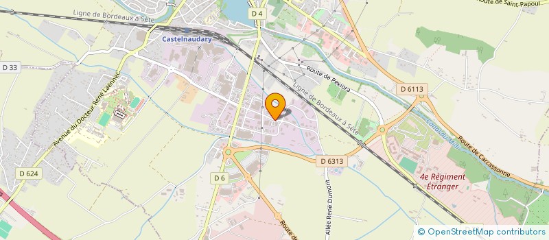 localisation de l'entreprise ENTREPRISE PERIES ET FILS à CASTELNAUDARY