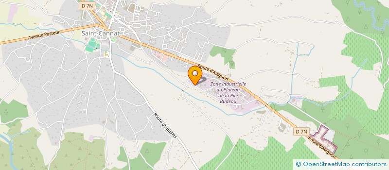 localisation de l'entreprise ENTREPRISE PERONI  SAINT-CANNAT