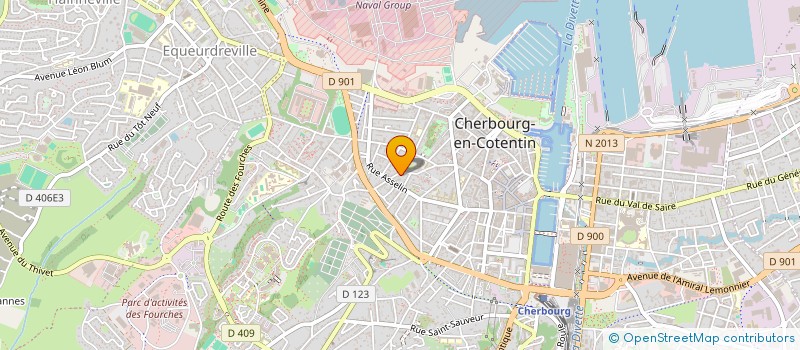 localisation de l'entreprise ENTREPRISE PERRIN à CHERBOURG-EN-COTENTIN