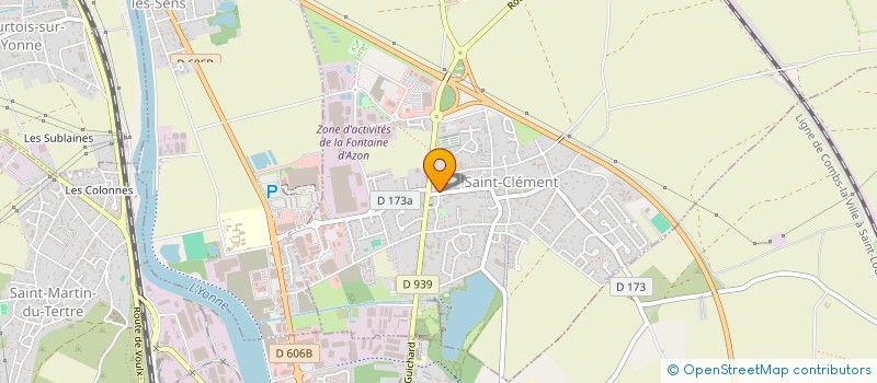 localisation de l'entreprise ENTREPRISE PERTIN-GRESSE à SAINT-CLEMENT