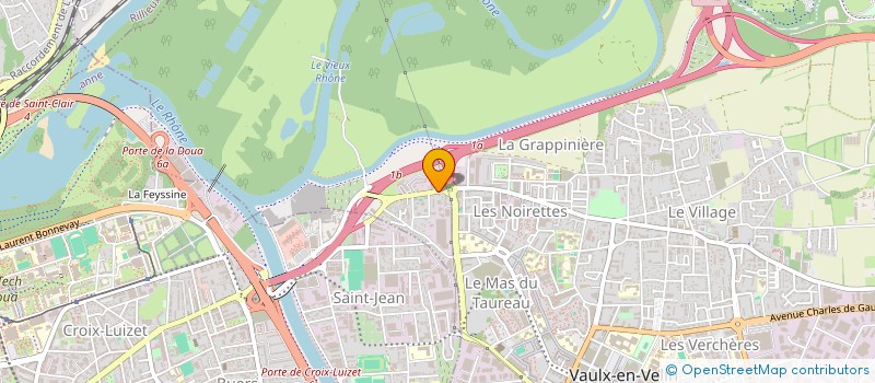 localisation de l'entreprise ENTREPRISE PESET à VAULX-EN-VELIN