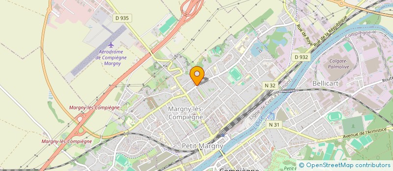 localisation de l'entreprise ENTREPRISE PETIGNY à MARGNY-LES-COMPIEGNE