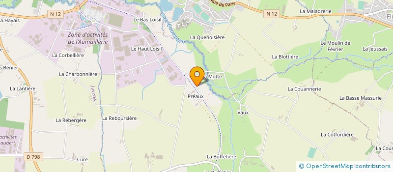 localisation de l'entreprise ENTREPRISE PETIT MARCEL ET FILS à SAINT-GERMAIN-EN-COGLES