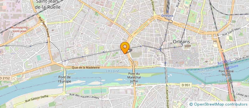 localisation de l'entreprise ENTREPRISE PHILIPPE AULAGNET à ORLEANS